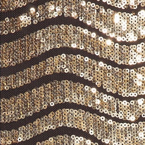 H:ours Gemma Mini Skirt in Gold NWT - Picture 5 of 12